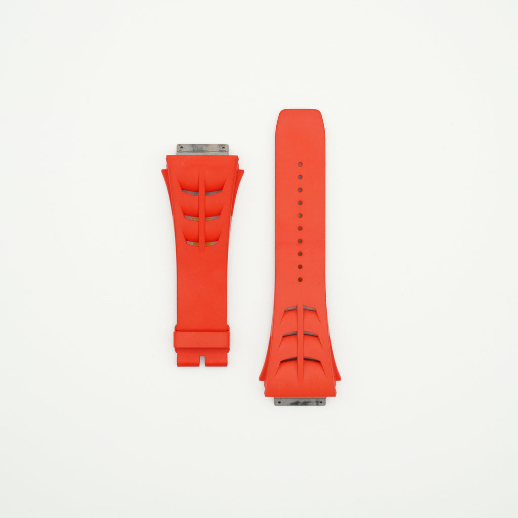 RM11-03 Rubber Watch Strap Red - Size M (中古)