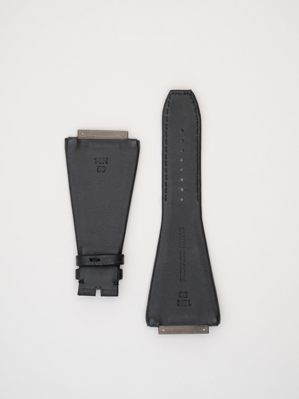 RM16 Nylon Watch Strap Black - Size L