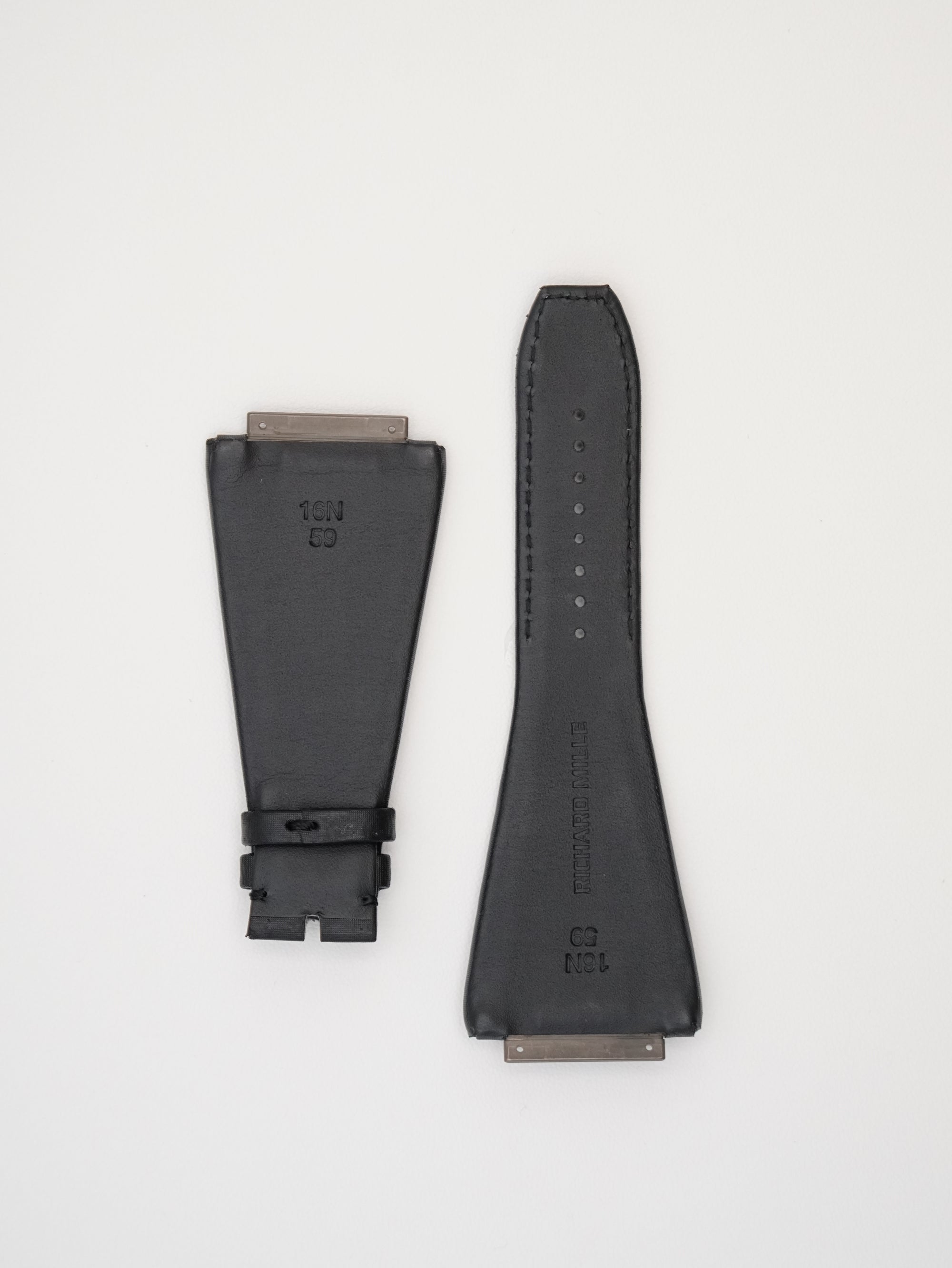 RM16 Nylon Watch Strap Black - Size L