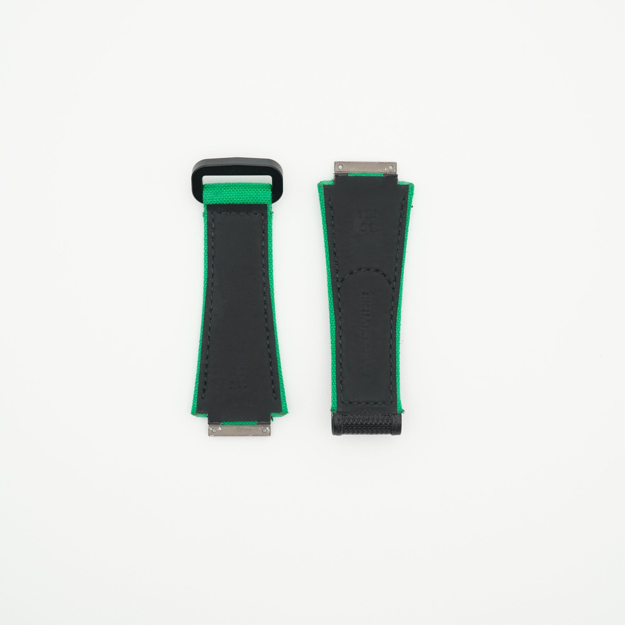 RM11 Nylon Watch Strap Green & Black