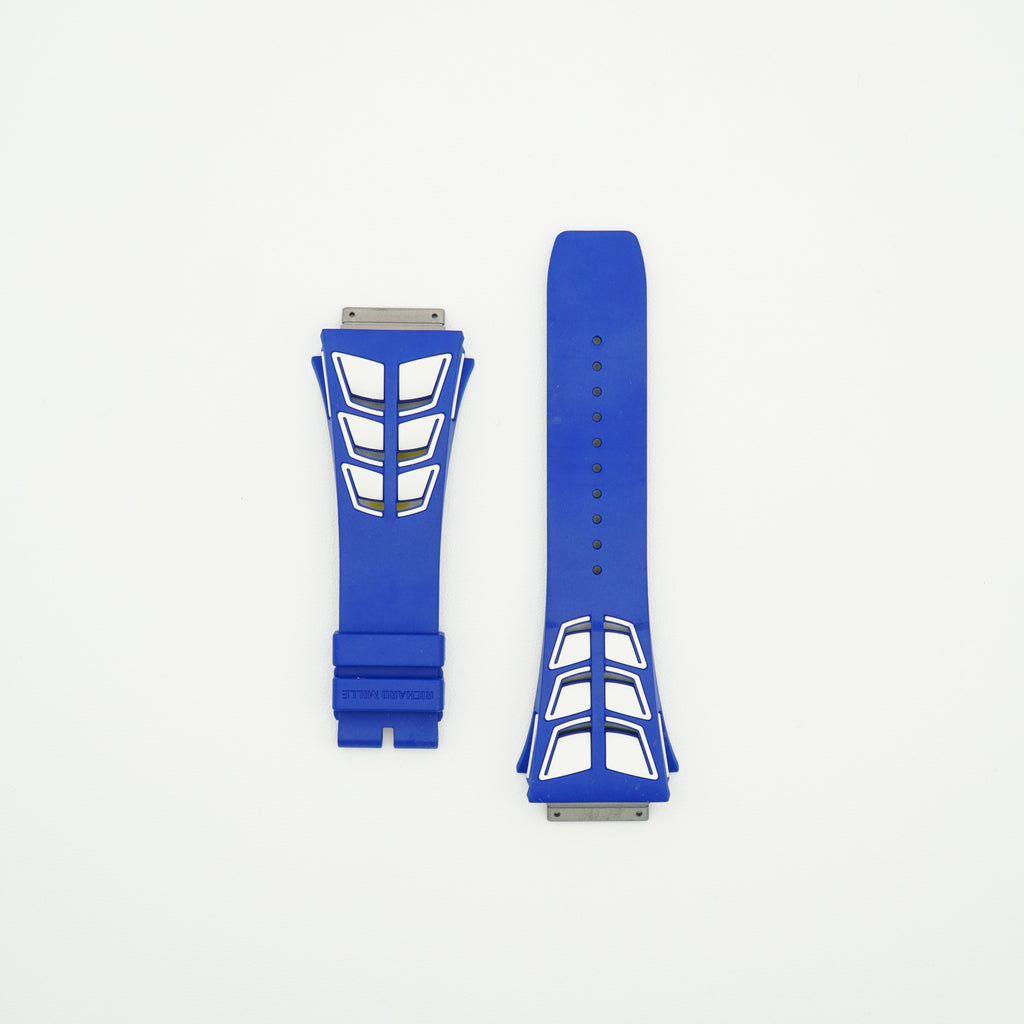 RM11-03 Rubber Watch Strap Blue - Size M