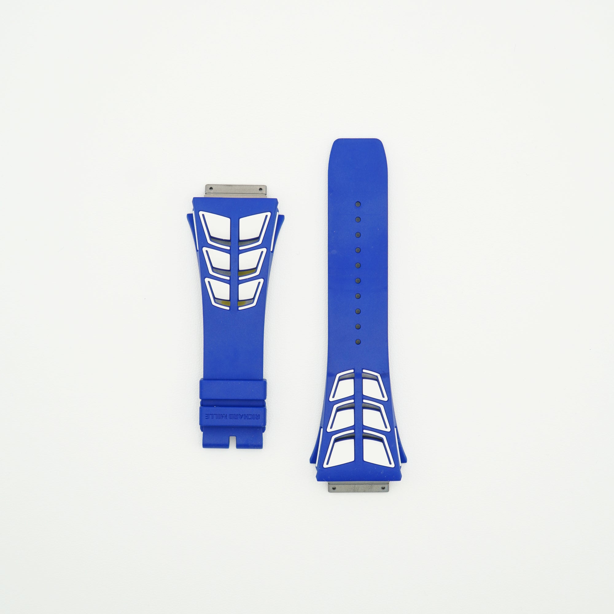 RM11-03 Rubber Watch Strap Blue - Size M