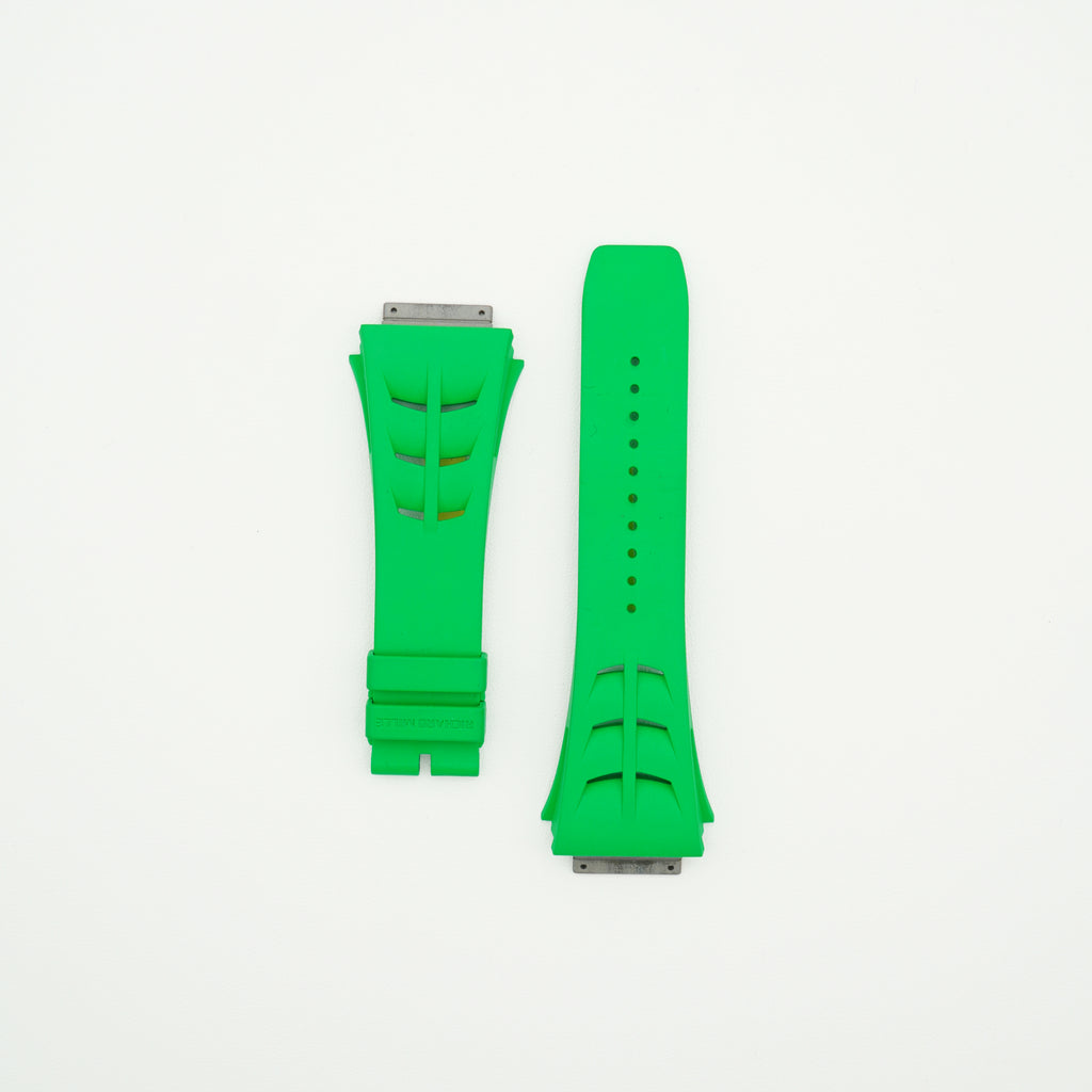 RM11-03 Rubber Watch Strap Green - Size M