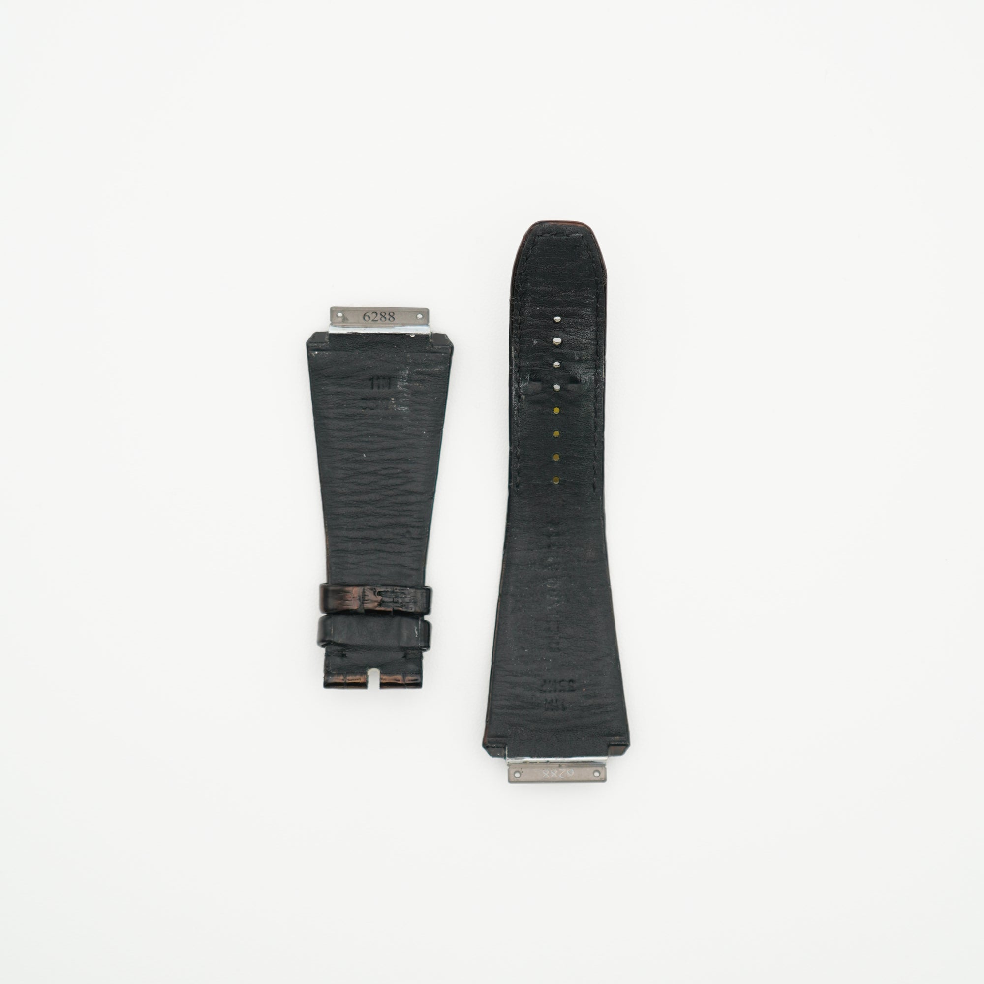 RM11 Alligator Watch Strap Black & Brown