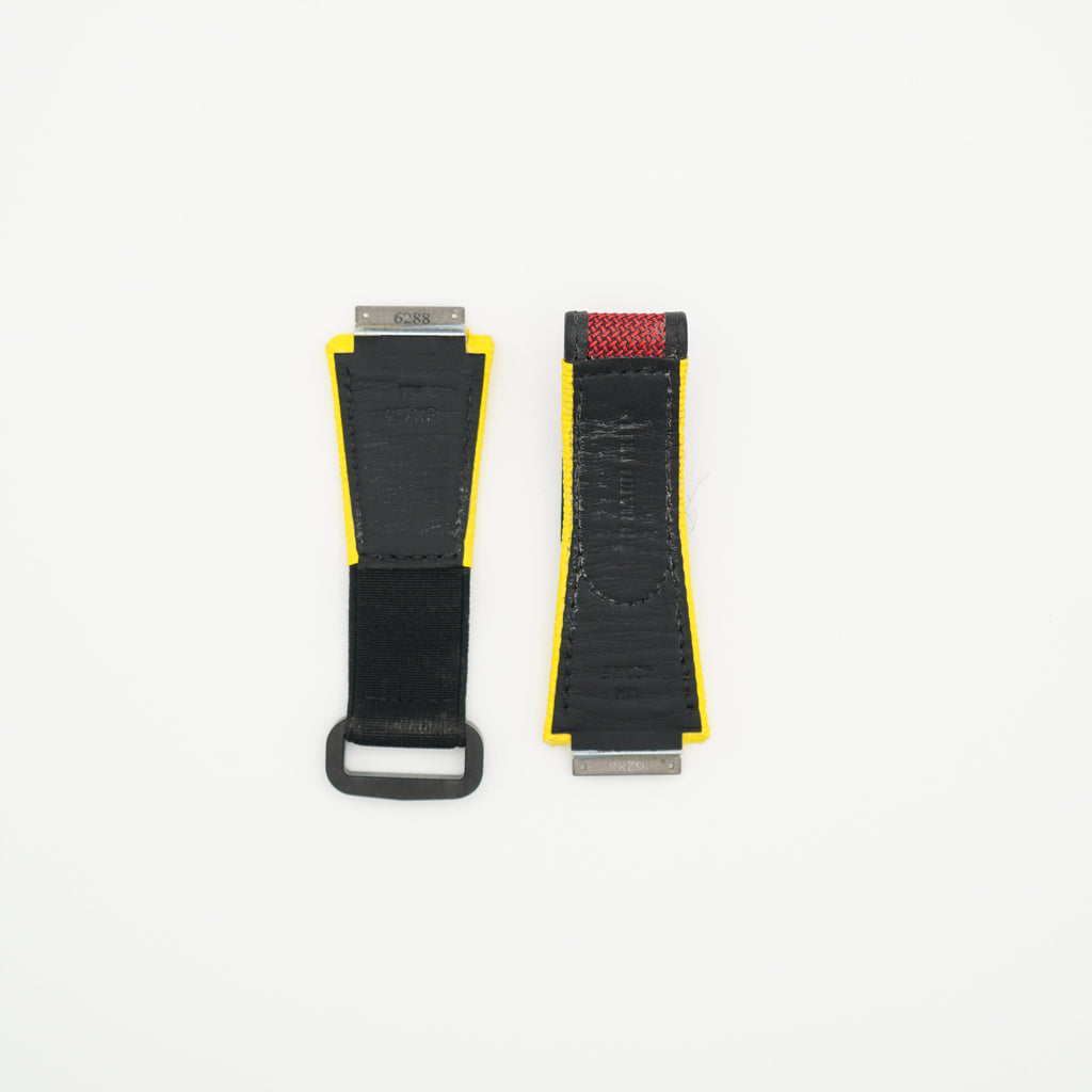 RM11-03 Nylon Watch Strap Yellow & Red & Black
