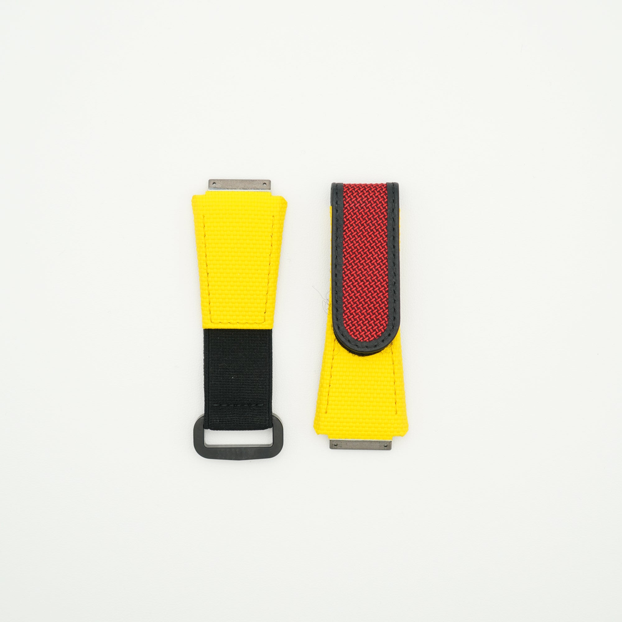 RM11-03 Nylon Watch Strap Yellow & Red & Black - Size M