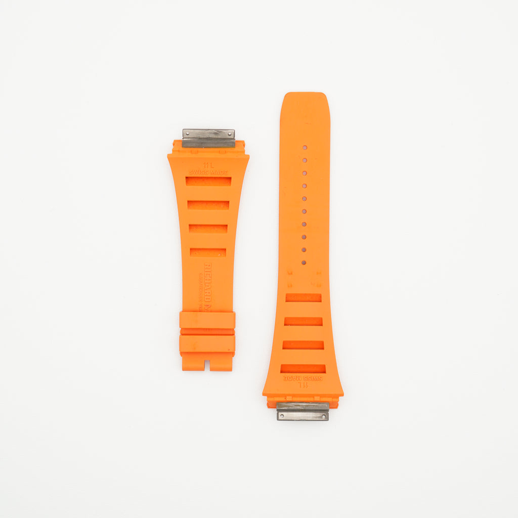 RM11 Rubber Watch Strap Orange