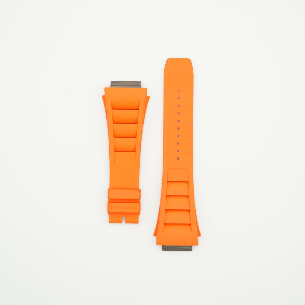 RM11 Rubber Watch Strap Orange - Size L (中古)