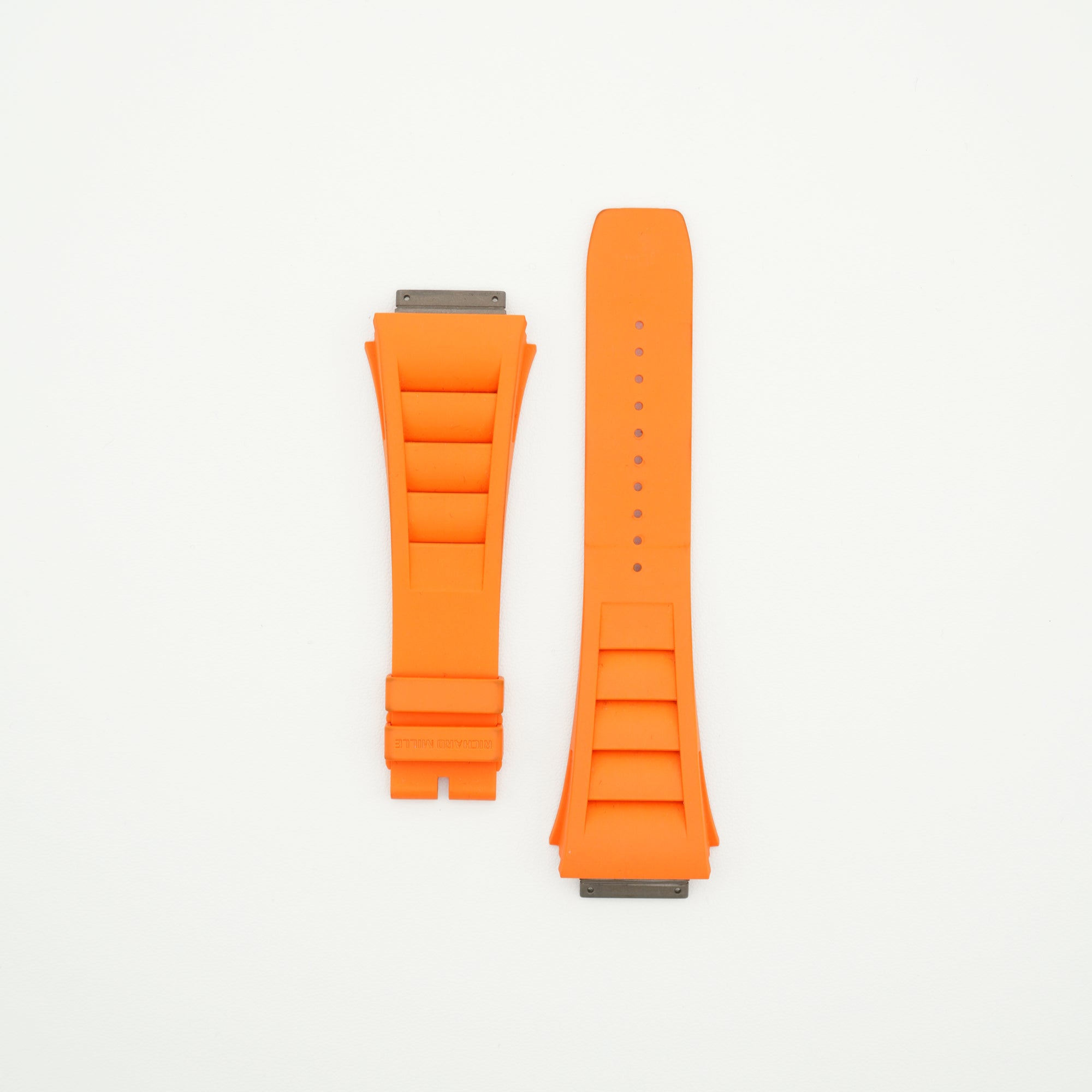 RM11 Rubber Watch Strap Orange - Size L (中古)