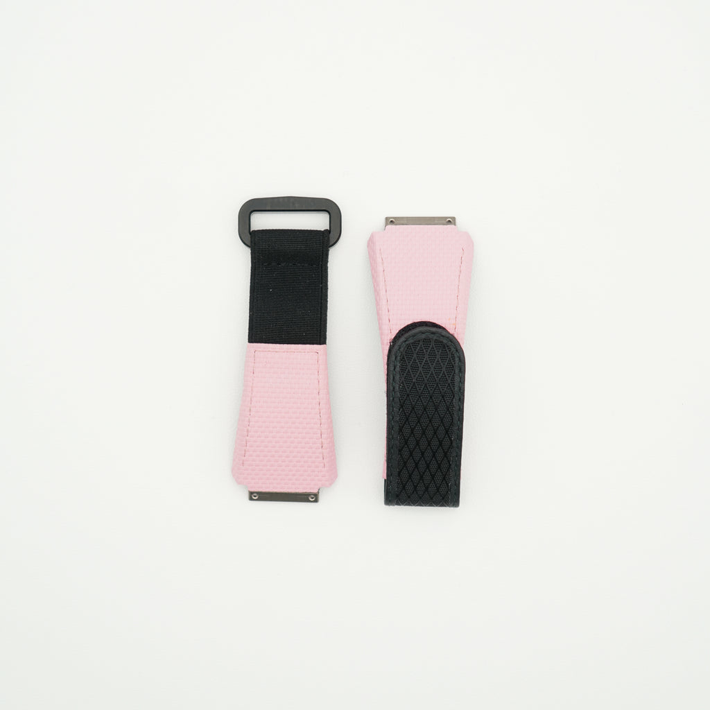 RM11-03 Nylon Watch Strap Pink & Black