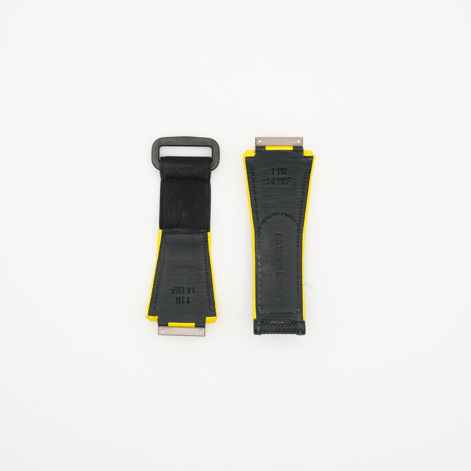 RM11 Nylon Watch Strap Yellow & Black - Size M