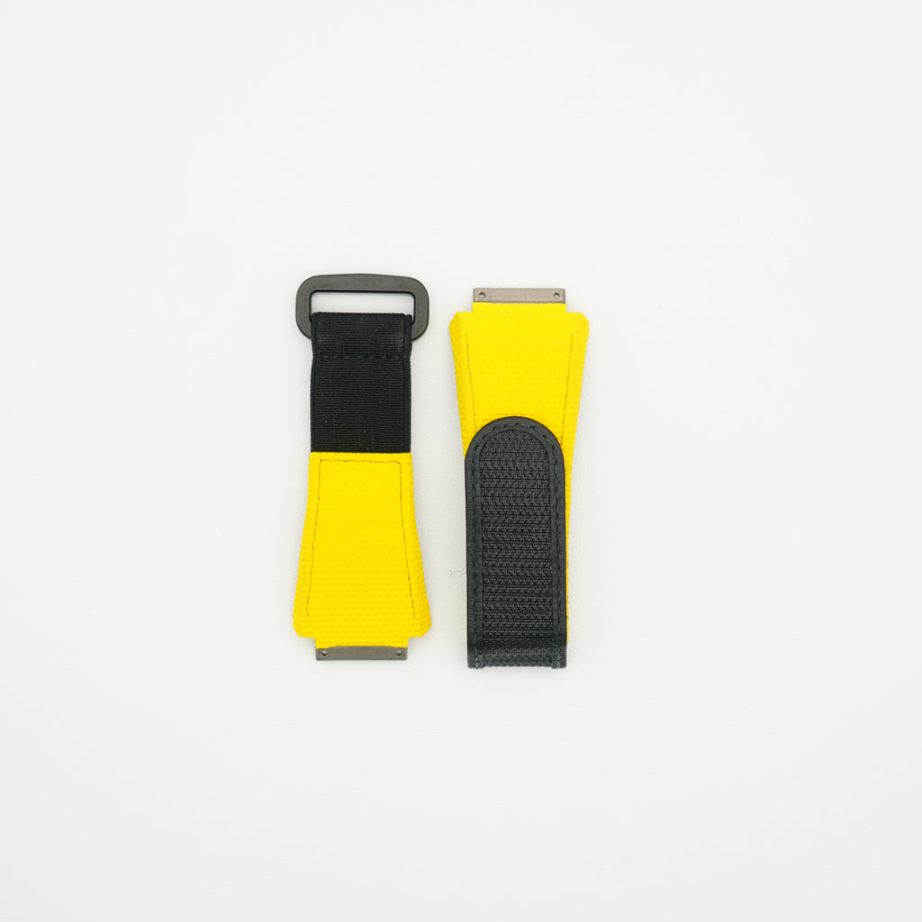 RM11 Nylon Watch Strap Yellow & Black