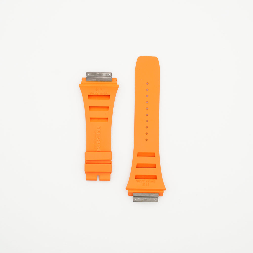 RM11 Rubber Watch Strap Orange