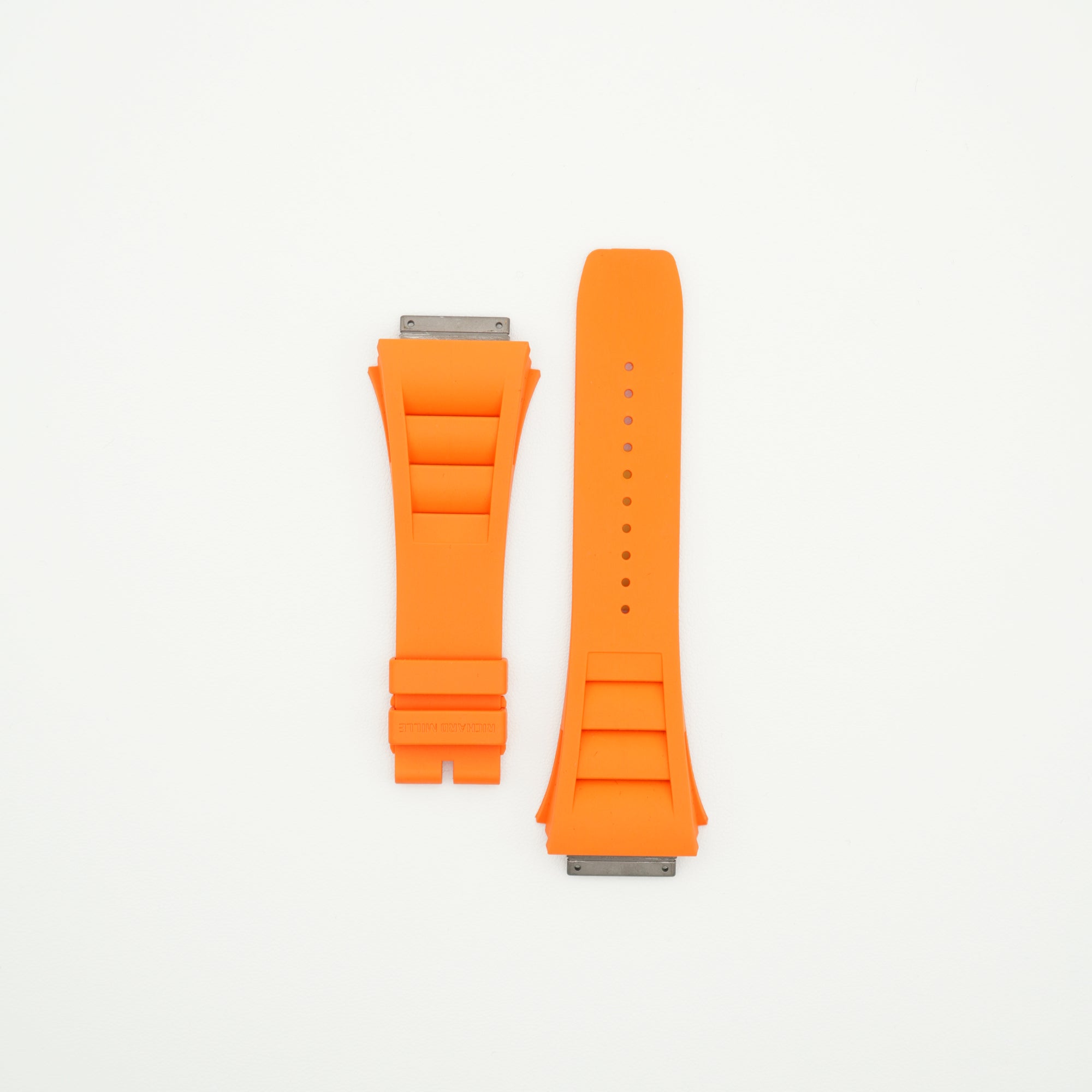 RM11 Rubber Watch Strap Orange - Size M
