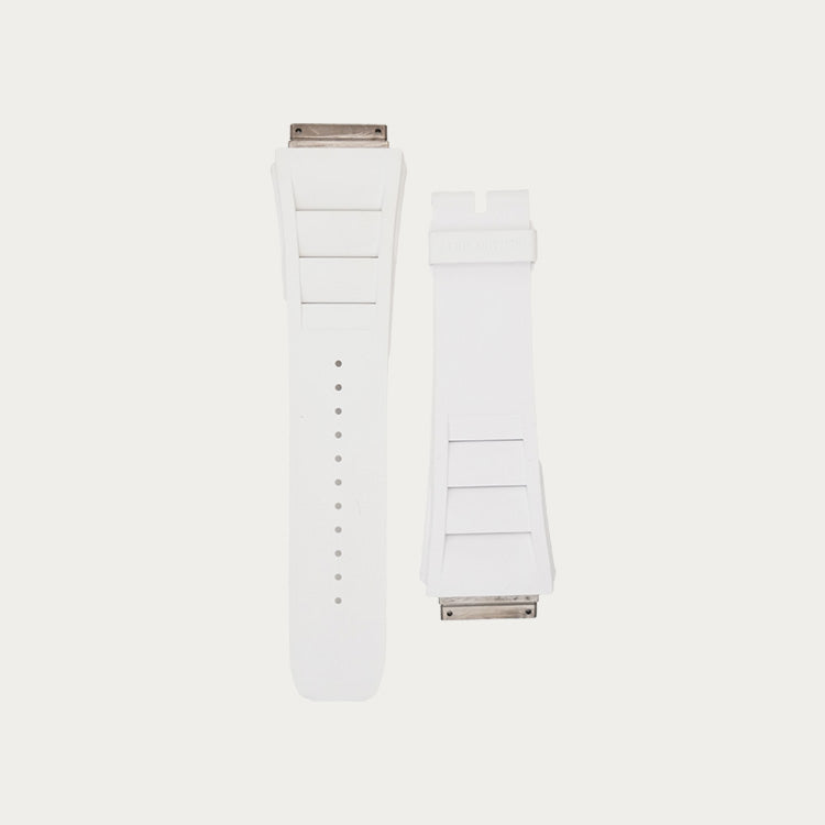 RM10 Rubber Watch Strap White - Size M
