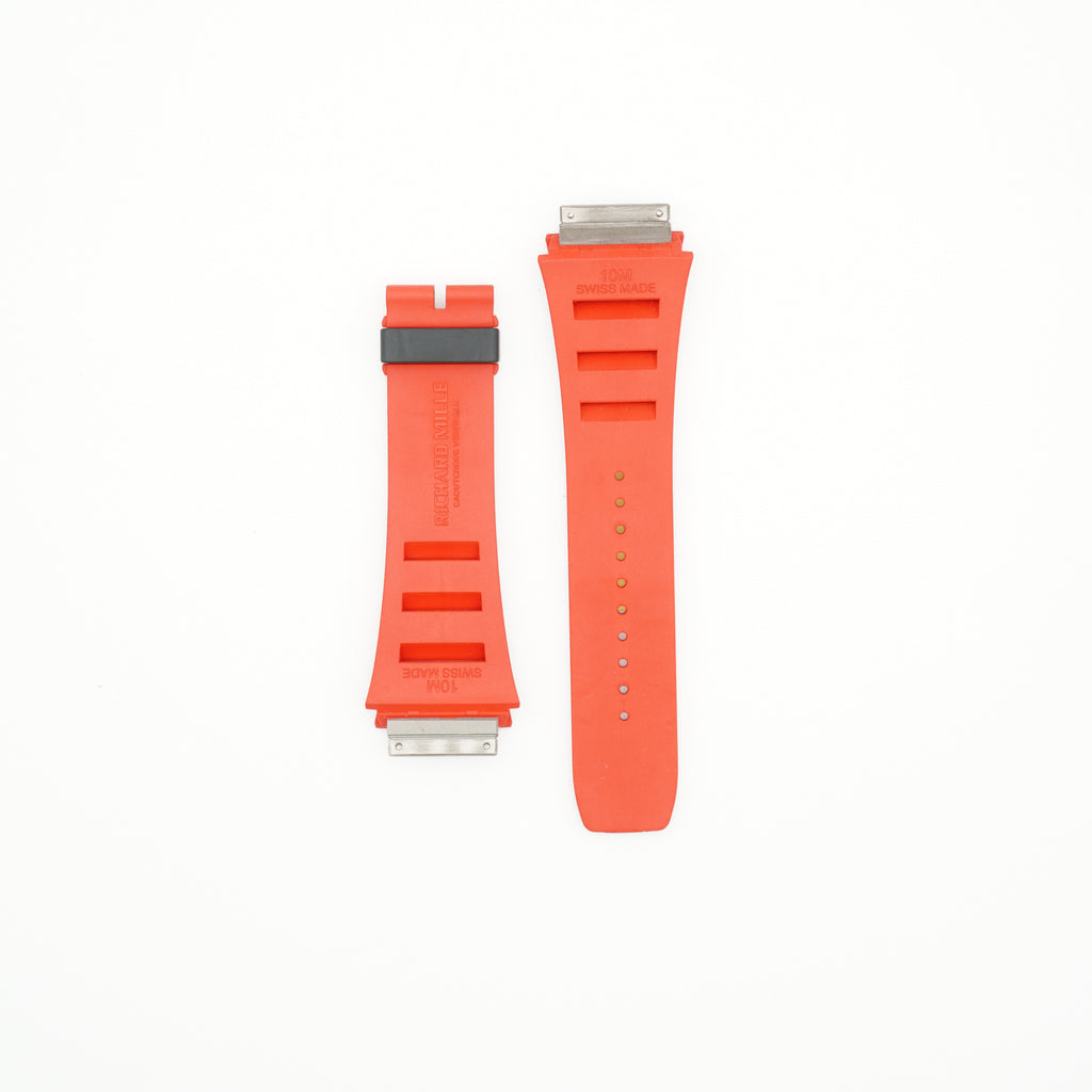RM10 Rubber Watch Strap Red