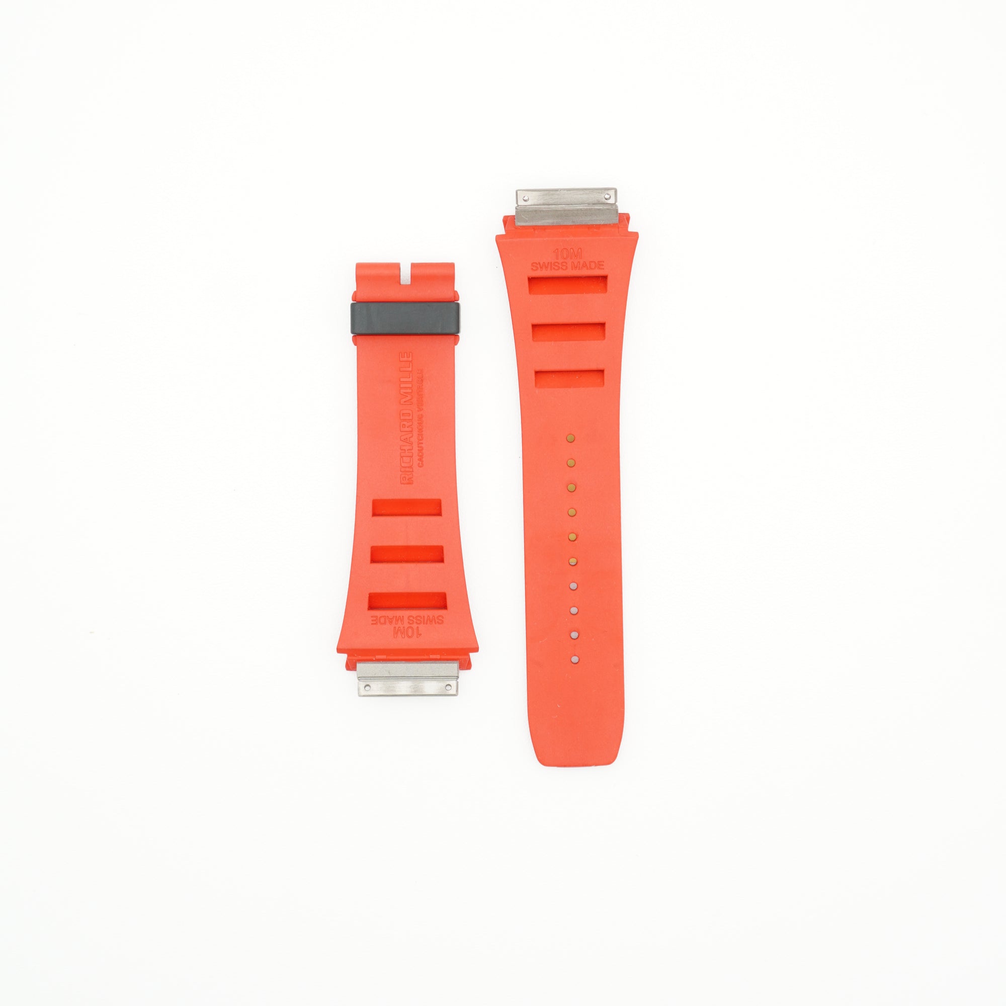 RM10 Rubber Watch Strap Red
